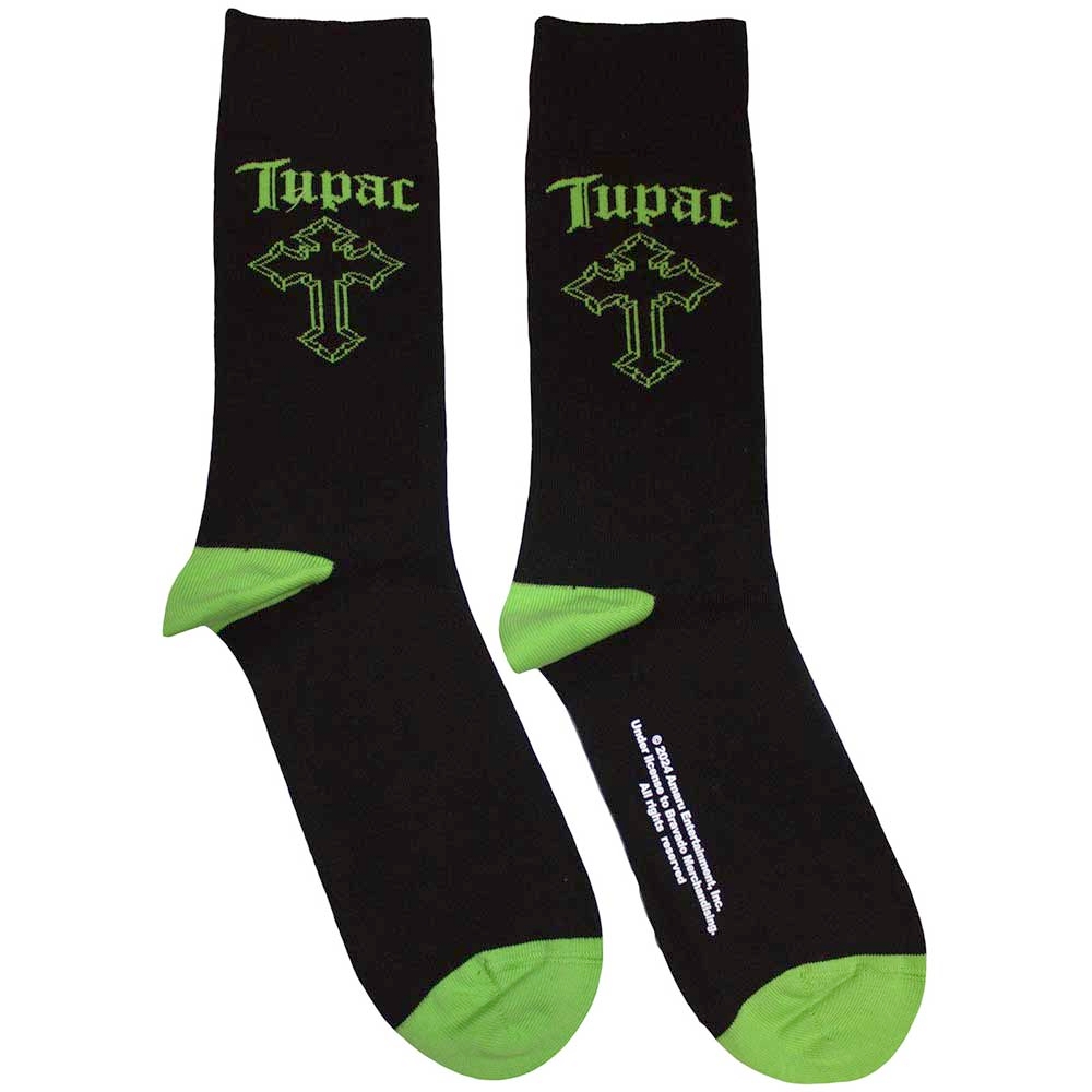 Tupac - Green Cross Sokken - Zwart